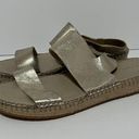 Cole Haan  Women's Cloudfeel Espadrille Sandal in Soft Gold Metallic Size 9.5 Photo 0