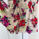 belle du jour  Beach Vacation Springtime Floral Spaghetti Strap Romper | Size: M Photo 3