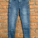 American Eagle AE  Next Level Stretch Raw Hem Hi-Rise Jegging Jeans Blue - Size 2 Photo 0