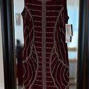 Leslie Fay  Bodycon Sequins Dress NWT Size 6 Burgandy Photo 0