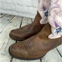 Double H Sonora Wedding Heeled Cowboy Boots Size 7.5 Embroidered Pink Brown Photo 9