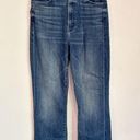 Mother The Hustler Ankle Fray Jeans Blue Size 26 Photo 1