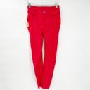 Free People NWT  Set the Pace High Waist Leggings S Red Photo 2