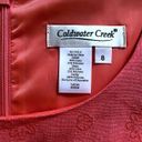 Coldwater Creek ! 0419 -  Vintage | Coral | Maxi | Linen |Dress | Jacket Blazer | 2 Piece Set - Size 8 Photo 5