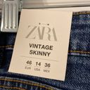 ZARA  High Rise Ankle Length Vintage Skinny Jeans size U.S.A. 14 inseam 27” Photo 5