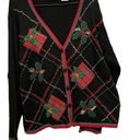 Basic Editions  Holiday Vintage 90s Presents & Mistletoe Christmas Ugly Sweater Photo 0