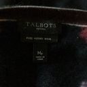 Talbots  | pure merino wool | MP FLORAL BUTTON DOWN SWEATER Photo 4