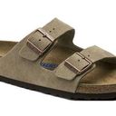 Birkenstock  Arizona Sandals Taupe Size 41 US L 10 M 8 Narrow EUC In Box Suede Photo 0