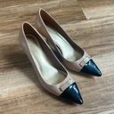 Coach Women’s  Heels Zan Patent Warm Blush/Black Size 7.5 Photo 0