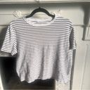 Westbound  Essentials Black and White Striped Tshirt Photo 3