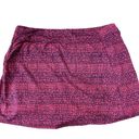 L.L.Bean  Skort Pink and Blue Size Medium Regular Photo 2