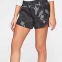 Athleta  Racer Run Short Small Camo black gray shorts running Photo 0