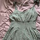 American Eagle Green Floral Jumpsuit Photo 1