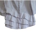 Zac and Rachel  Women's White 3/4 Sleeve Shirt Size Medium Photo 4