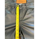 Dear John  Black Leather Jeanne Flare Pants Size 28 Photo 2