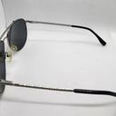 Lacoste  Polarized Silver & Black Aviator Sunglasses & Case Photo 13