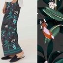 a.n.a  Glover x H&M Tropical Print Elastic Waist Wide Leg Pants Size 8 Photo 1