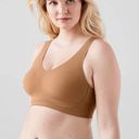 Krass&co True &  Women's True Body Lift V Neck Bra with Soft Form Band Bronzed Small Photo 2