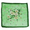 Daisy Vintage Green  Flower Scarf Wraps Photo 0