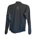 Nike  Black Quarter Zip Long Sleeve Sweater Size Small Photo 5