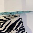 ZARA  Black & White Zebra Print Straight Wide Leg Denim Jeans EUC Sz 8 Cotton Photo 8