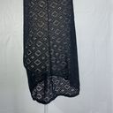 Roxy Black Crochet Open Knot Swimsuit Coverup Size Medium Photo 6