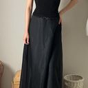 vintage 90s black glitter sparkly goth princess bustier maxi dress formal gown Photo 4