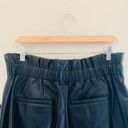 Madewell // NWOT Leather Pull On Paperbag Pants Photo 11