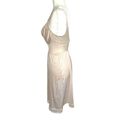 Vassarette  Vintage Size 34 Slip Dress Lingerie Silky Nude Beige Lace Underwire Photo 3