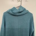 Lulus Autumn Daze Mint Blue Cowl Neck Long Sleeve Sweater Dress Photo 8