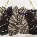 Rampage Vintage Y2K  zebra striped clutch chain strap detail purse Photo 2