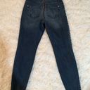 INC  Silver studded side panel skinny jeans! Distressed Hem Photo 6