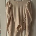 L'Academie  Wrap Kamala Puff Shoulder Wrap Sweater Revolve Size Large Photo 7