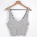 Abercrombie & Fitch  Matching Lounge Set Tank Top Shorts Pants Ribbed Grey M Photo 1