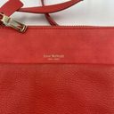 Isaac Mizrahi  Coral Pebbled Leather Convertible Crossbody Shoulder Bag Purse EUC Photo 3