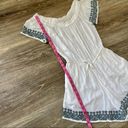l*space L*  Spring Fling white short sleeved romper with embroidery Photo 14