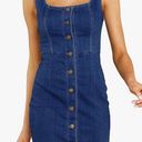 Denim Dress Blue Size L Photo 0