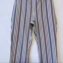 Free People  Striped Mod Linen Blend Trouser Pant Size 12 NEW Photo 4