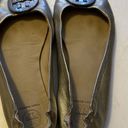 Tory Burch  bronze ballet slippers sz 8 Photo 2