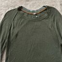 Lululemon  Womens Sweater Green Sunshine Coast Long Sleeve Cashmere Pullover Sz 6 Photo 5