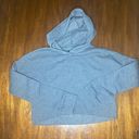 Ci Sono Cropped Hoodie Charcoal Gray Photo 9