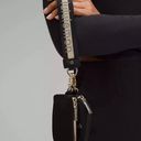 Lululemon Dual Pouch Wristlet Bag Black Gold NWT Photo 5