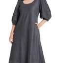 Target Rachel Comey x  Gray Chambray Puff Sleeve Relaxed Midi Dress womens 0 new Photo 10