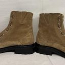 ALLSAINTS NEW  zip boot Ariel suede faux lace up Boot Shoe Brown Sz 39 , US 8.5-9 Photo 4