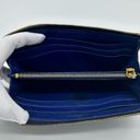 Miu Miu Navy Continental Leather Wallet Photo 9