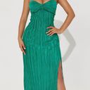 FashioNova Green Bodycon Maxi Dress Photo 0