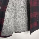 Harper  Boutique Vest Size Small Plaid Full Zip Faux Fur Fleece Sleeveless Photo 4