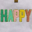 Simply Southern NWT  “Live Happy” Corduroy Sparkle Tote Bag Photo 4