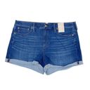 Madewell NEW  Plus High-Rise Denim Shorts in Danny Wash NE634 Women's Size 20W Photo 1