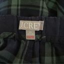 J.Crew  Flannel Long-Sleeve Pajama Set in Black Watch Tartan Size XS Photo 13